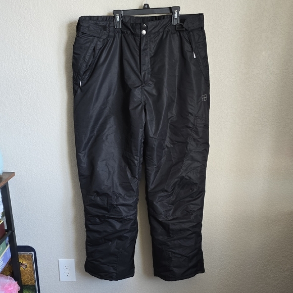 Swiss Alps Men's Black Snow Pants - Picture 1 of 3
